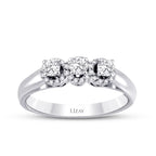 0.32 ct. Diamant Tria Ring