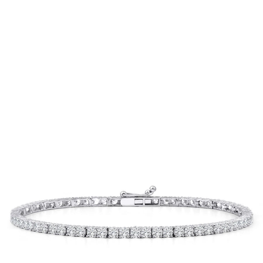 Klassisches goldenes Tennisarmband