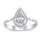 0.11 Carat Diamond Baguette Ring