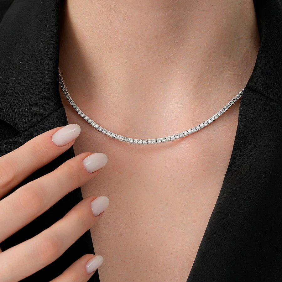 3.00 Carat Diamond Tennis Neckband