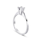 0.10 Carat Diamond Round Solitaire Engagement Ring