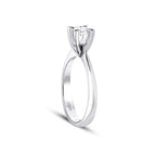 0.15 Carat Diamond Round Solitaire Engagement Ring