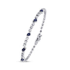 1.67 ct. Diamant Saphir Armband