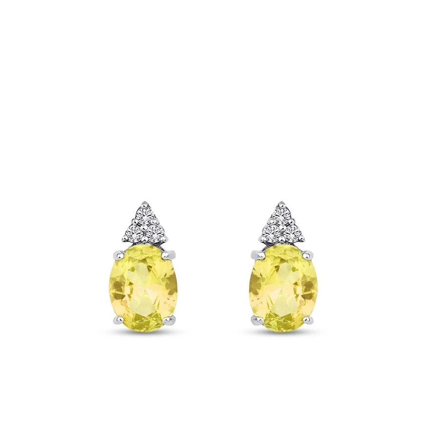 3.43 Carat Diamond Fancy Earrings