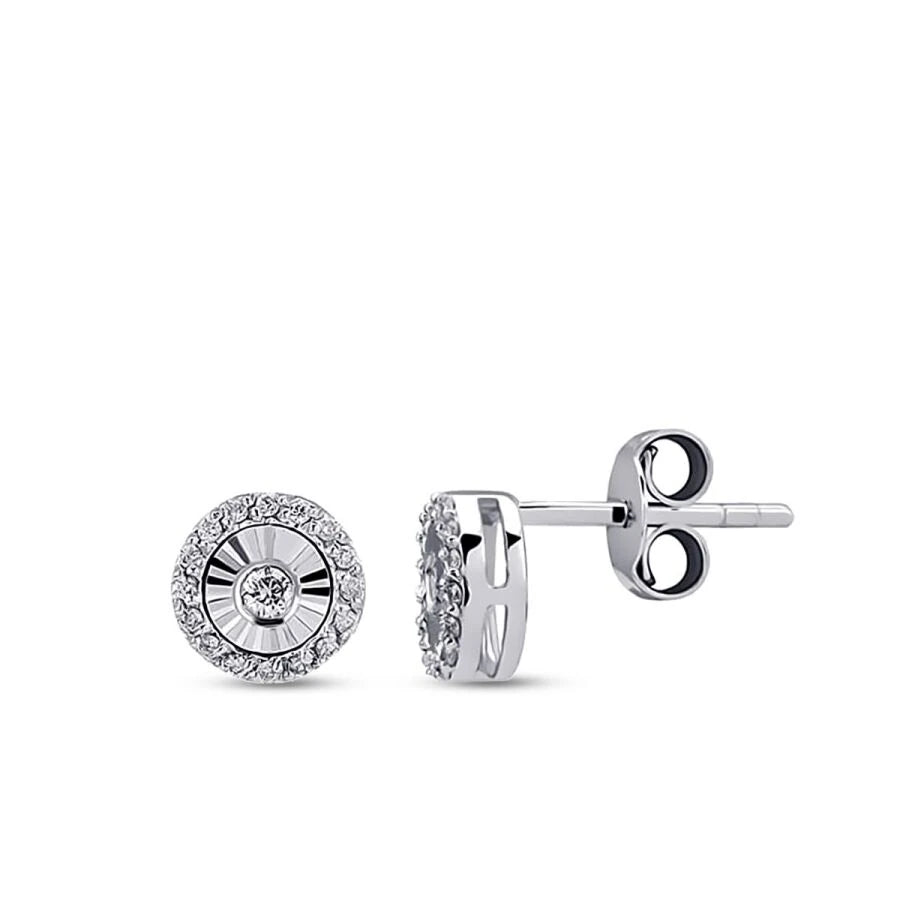 0.15 Carat Diamond Earrings