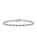 1.91 Carat Diamond Ruby Bracelet