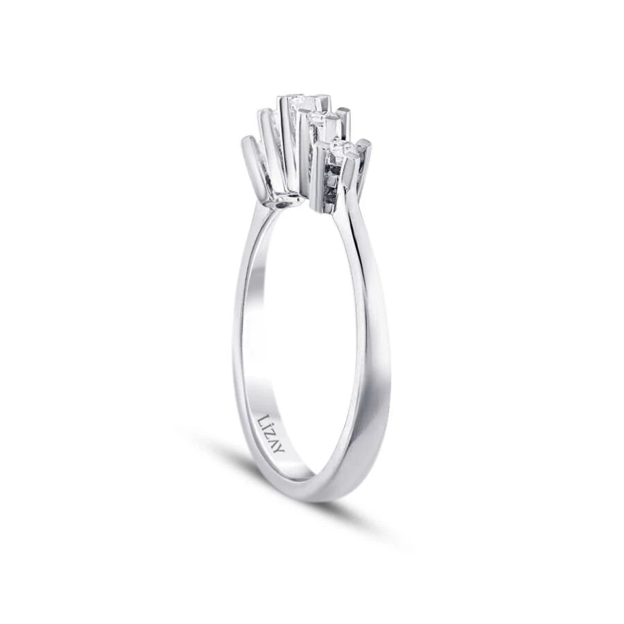 0.15 Carat Diamond Five-Stone Ring