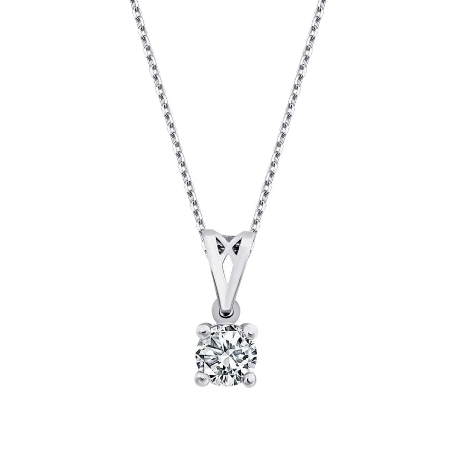 0.20 Carat Diamond Solitaire Necklace