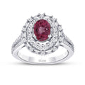 1.75 Carat Diamond Ruby Ring