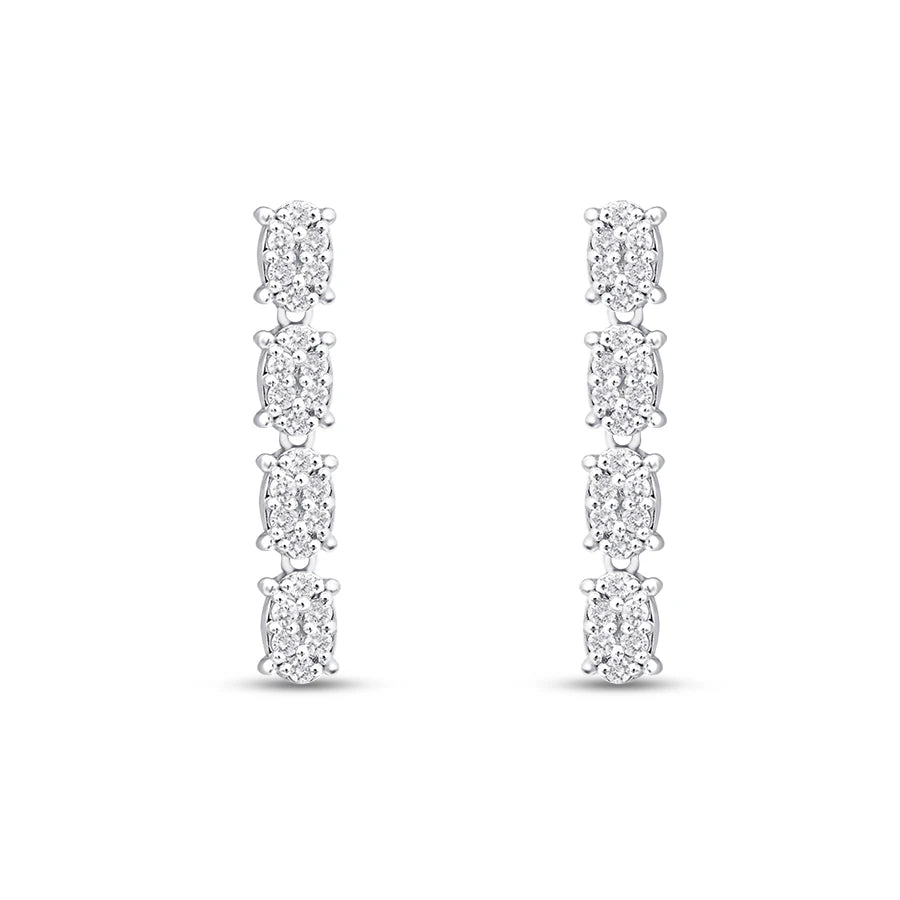 0.46 Carat Diamond Trend Earrings
