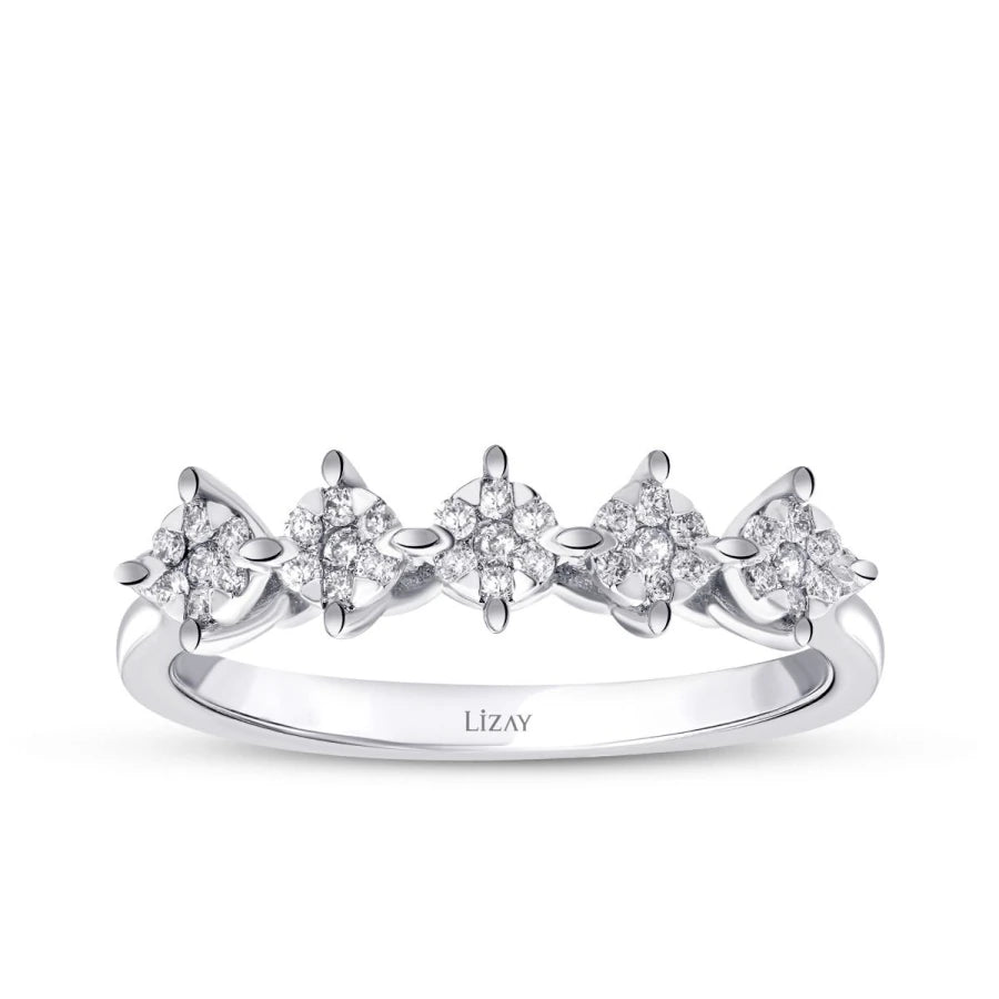 0.19 Carat Diamond Five-Stone Ring