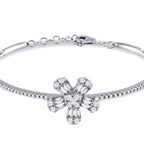 1.00 Carat Diamond Baguette Bangle