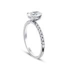 1.15 Carat Diamond Oval Solitaire Engagement Ring