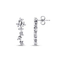 0.05 Carat Diamond-Effect Earrings