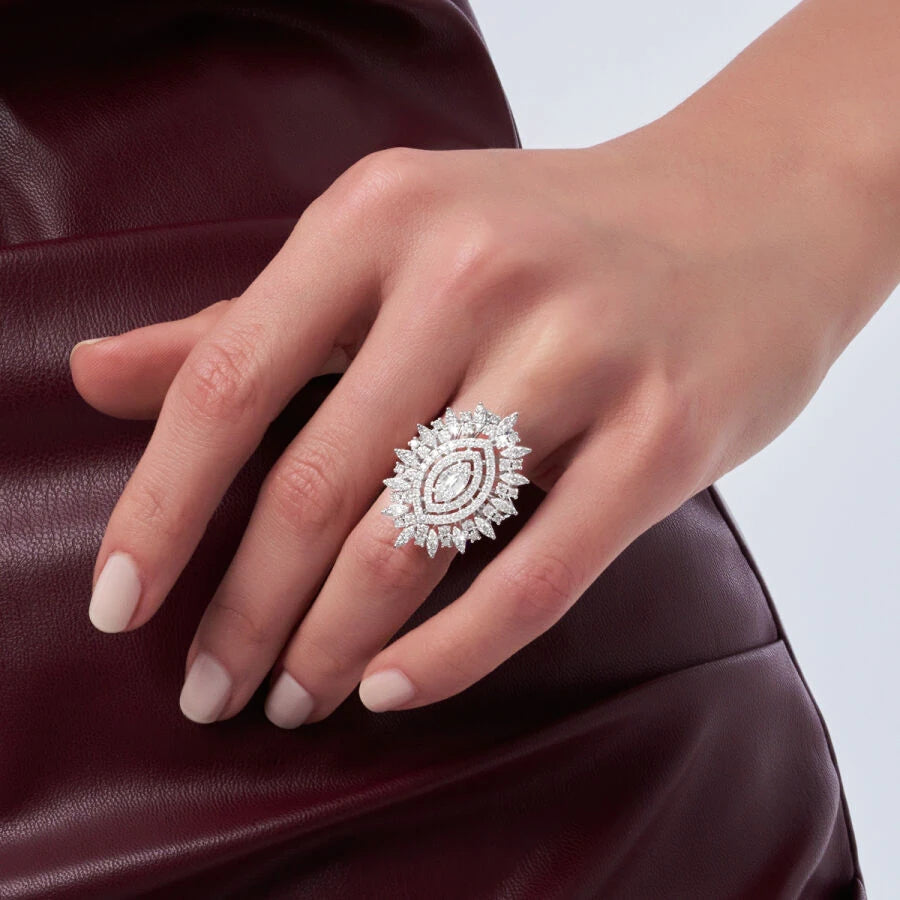 1,48 Karat Diamant-Baguette-Ring