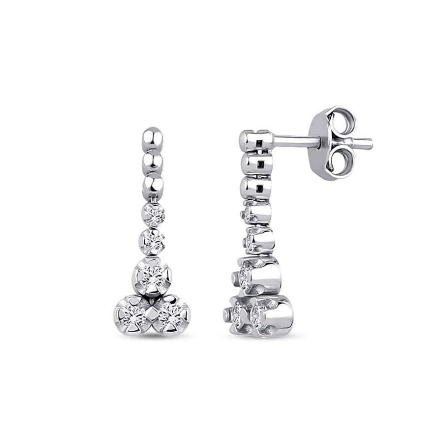 0.28 Carat Diamond Trend Earrings