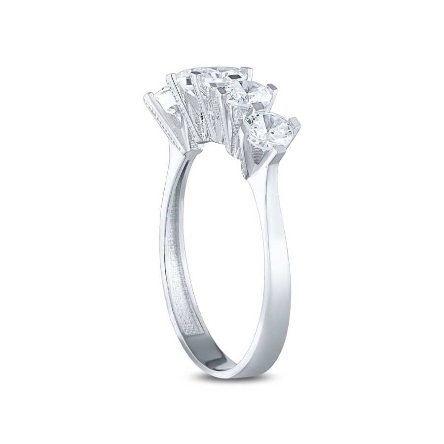 Goldener Fünf-Stein-Ring