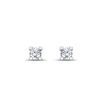 0.15 Carat Diamond Solitaire Earrings