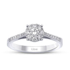 0.35 Carat Diamond Round Solitaire Engagement Ring