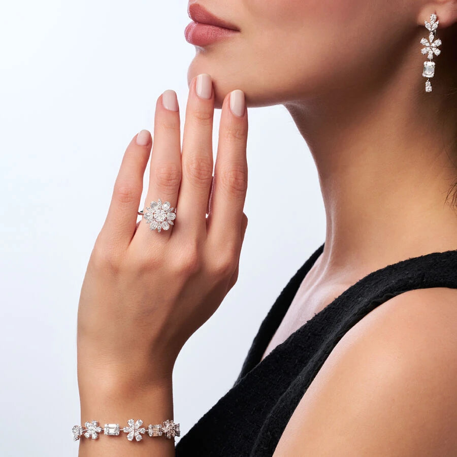 3.89 ct. Diamant Baguette Armband