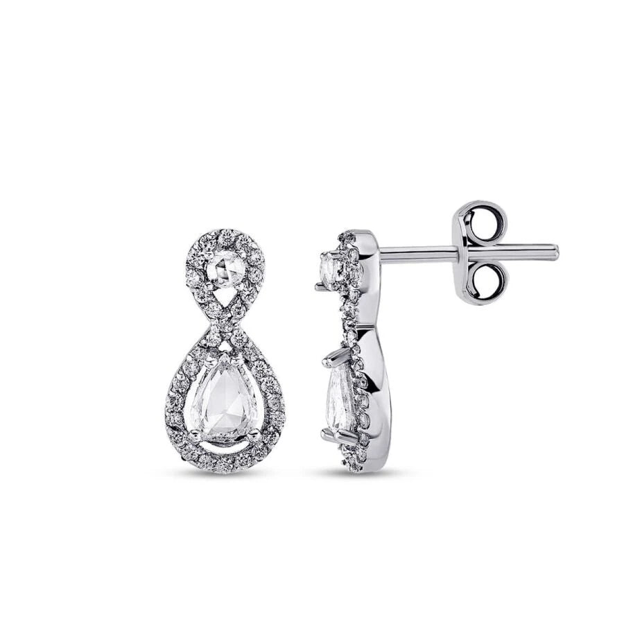 0.46 Carat Diamond Diamond Taş Earrings