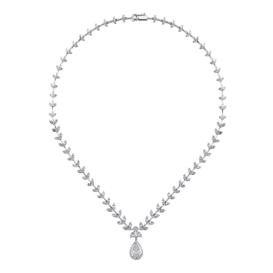 2,92 Karat Diamant-Halsband