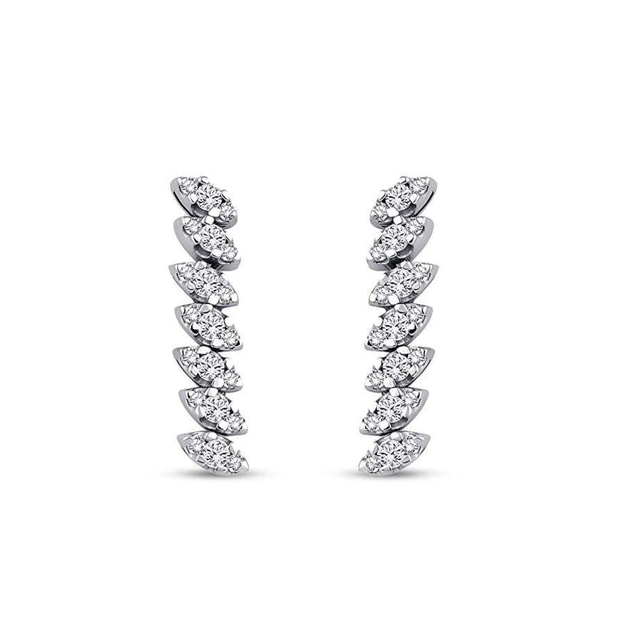 0.50 Carat Diamond Aurora Earrings
