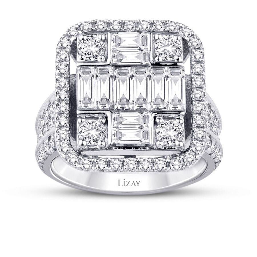 2.61 Carat Diamond Baguette Ring