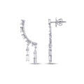 1.06 Carat Diamond Baguette Trend Earrings