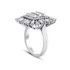 1.60 Carat Diamond Baguette Ring