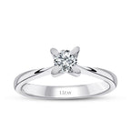 0.35 Carat Diamond Round Solitaire Engagement Ring
