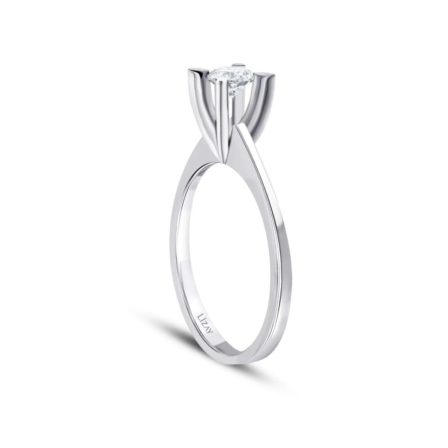 0.30 Carat Diamond Round Solitaire Engagement Ring