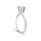 0.30 Carat Diamond Round Solitaire Engagement Ring