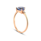 1.46 ct. Diamant Saphir Ring