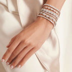 0.60 ct. Diamant Baguette Armreif