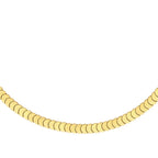 Gold Patterned Necklace
