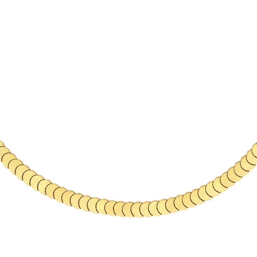 Gold Patterned Necklace
