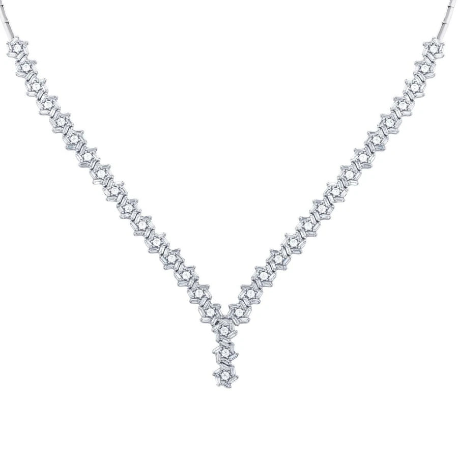 Gold Baguette Necklace