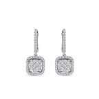 0.87 Carat Diamond Trend Earrings