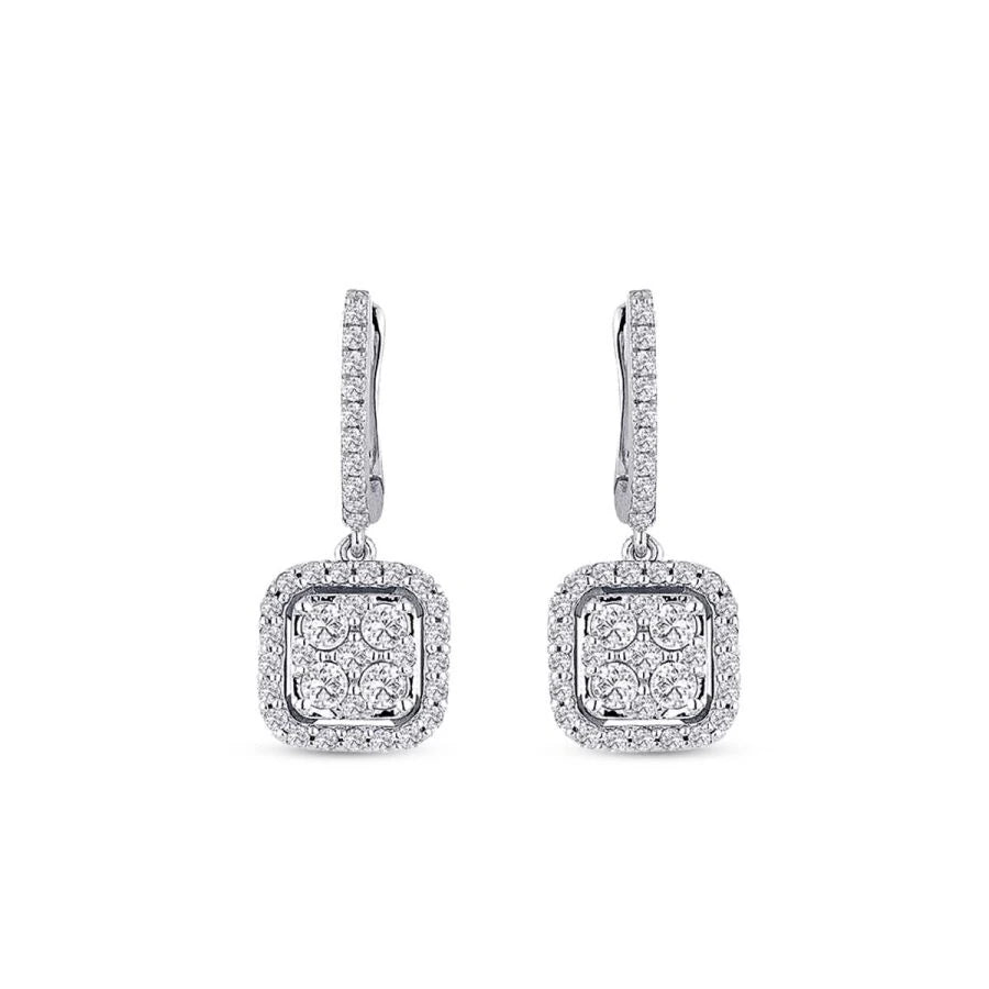 0.87 Carat Diamond Trend Earrings