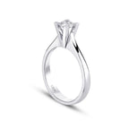 0.40 Carat Diamond Round Solitaire Engagement Ring