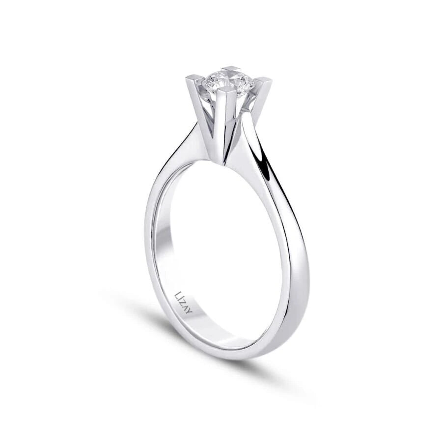 0.40 Carat Diamond Round Solitaire Engagement Ring