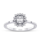 0.12 Carat Diamond Baguette Ring