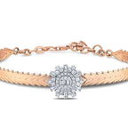 0.57 ct. Diamant Baguette Armreif