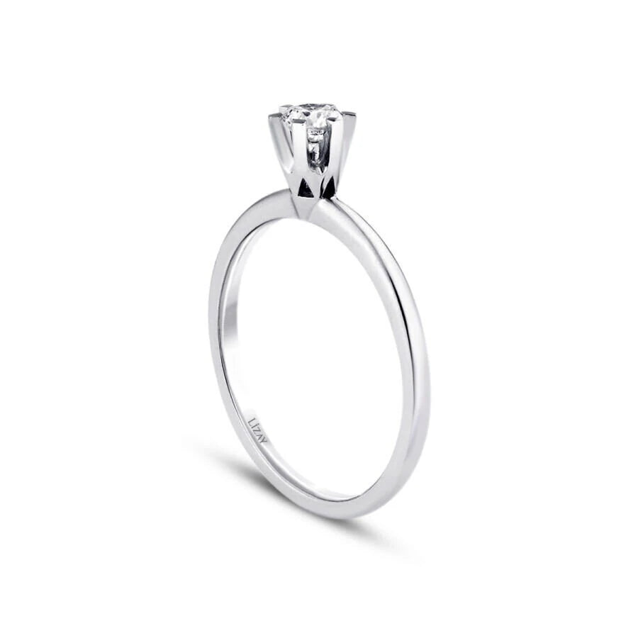 0.30 Carat Diamond Round Solitaire Engagement Ring