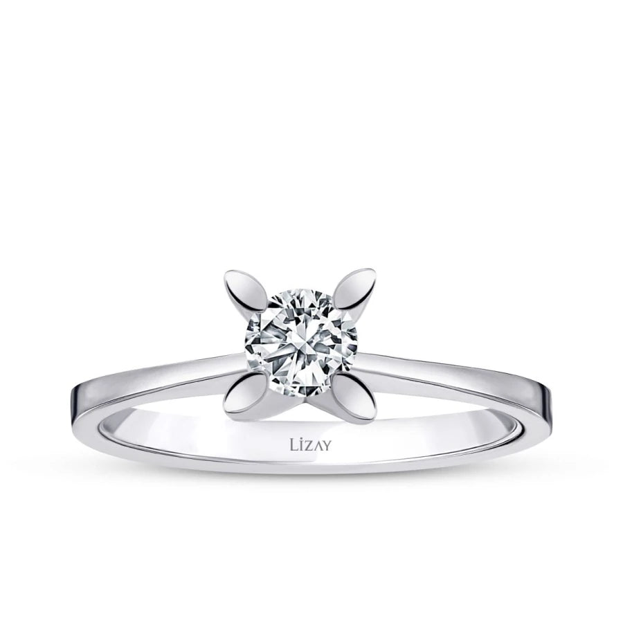 0.30 Carat Diamond Round Solitaire Engagement Ring