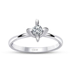 0.20 Carat Diamond Round Solitaire Engagement Ring