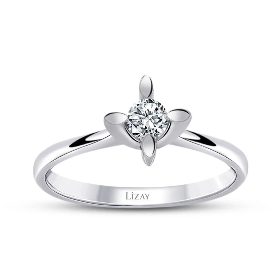 0.20 Carat Diamond Round Solitaire Engagement Ring