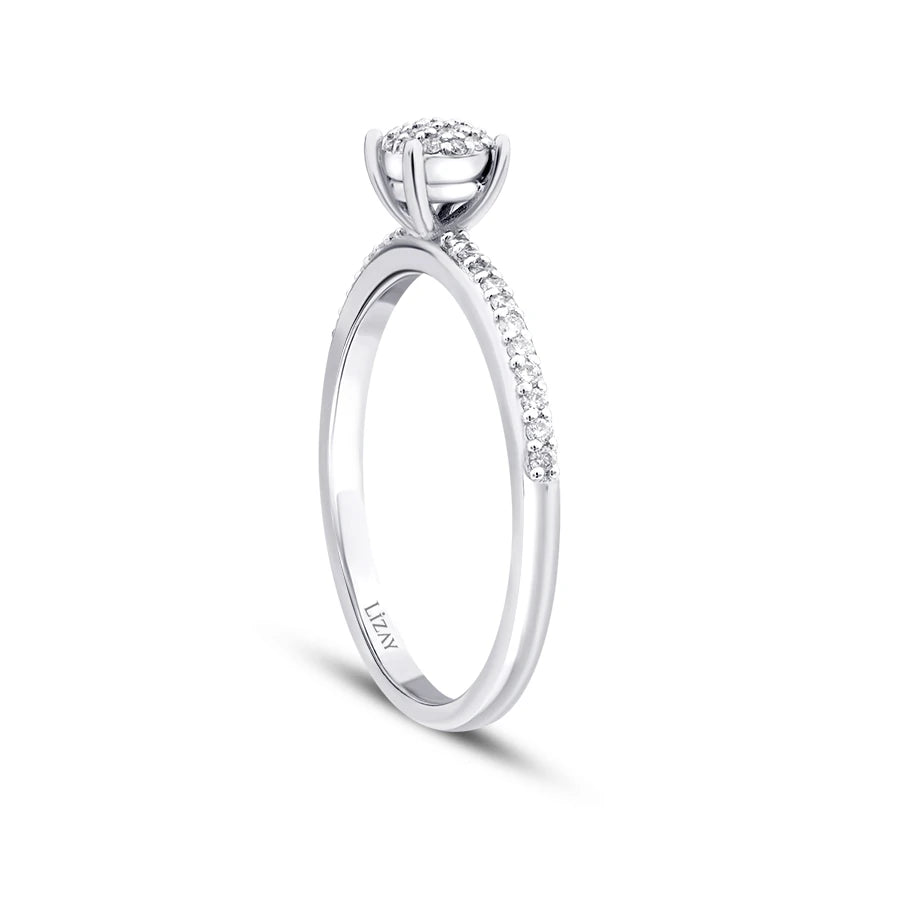 0.19 Carat Diamond Trend Solitaire Engagement Ring