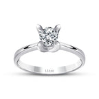 0.15 Carat Diamond Round Solitaire Engagement Ring